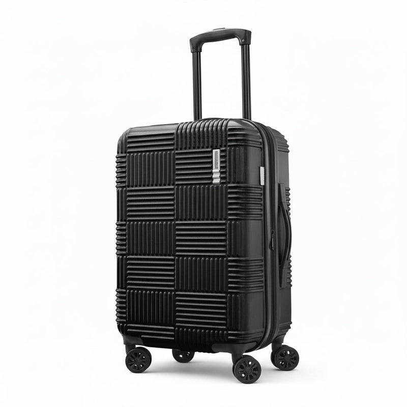 American Tourister hardside carry-on luggage in black
