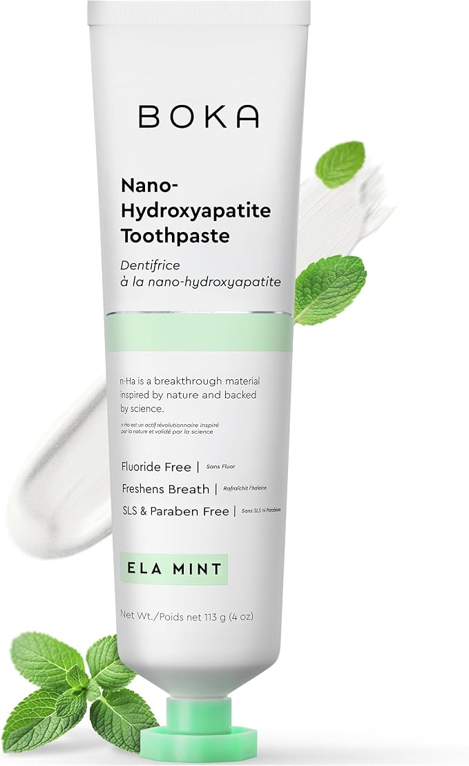 Boka Fluoride Free Toothpaste Ela Mint 4oz