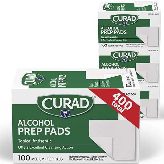 Curad Alcohol Prep Pads 400 Count