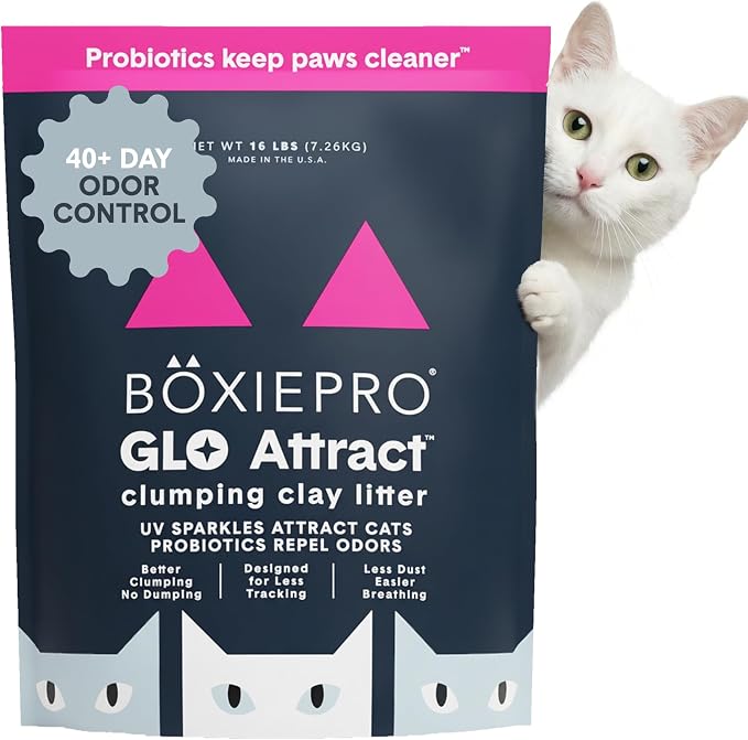 Boxie Glo Attract Clumping Cat Litter 16lb
