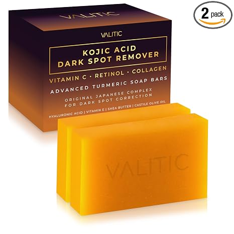 VALITIC Kojic Acid Dark Spot Soap 2 Pack