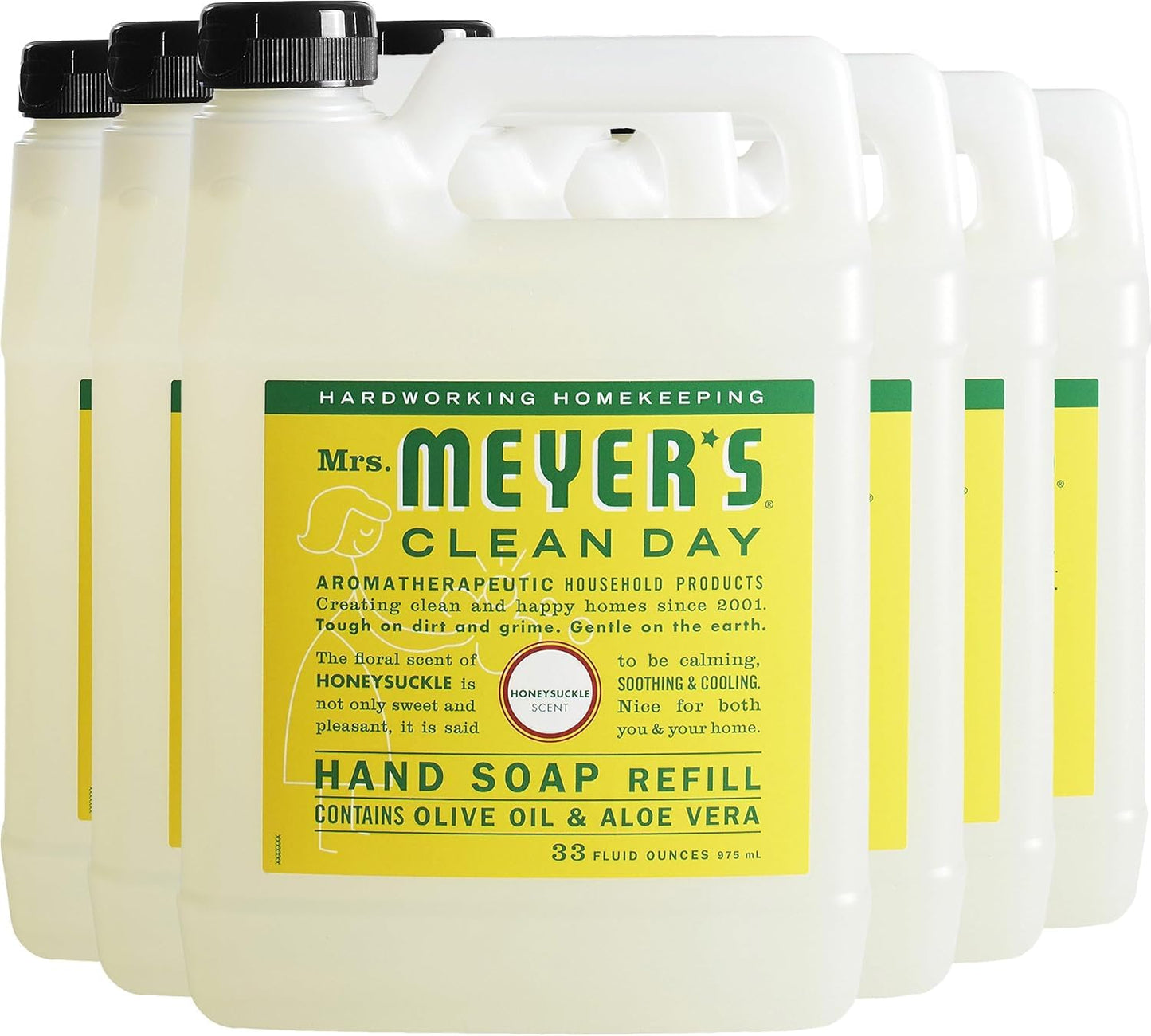 Mrs. Meyer's Clean Day, Hand Soap Refill, Lavender Scent, 33 Fl Oz