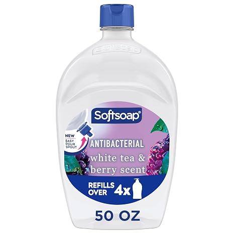 Softsoap Antibacterial Hand Soap White Tea Berry 50oz