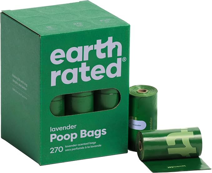 Earth Rated Poop Bags for Dogs Lavender 270 Bags