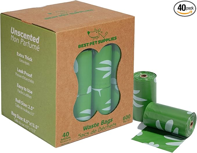 Best Pet Supplies Dog Poop Bags 600 Count