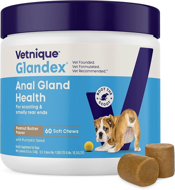 Vetnique Glandex Anal Gland Soft Chew for Dogs