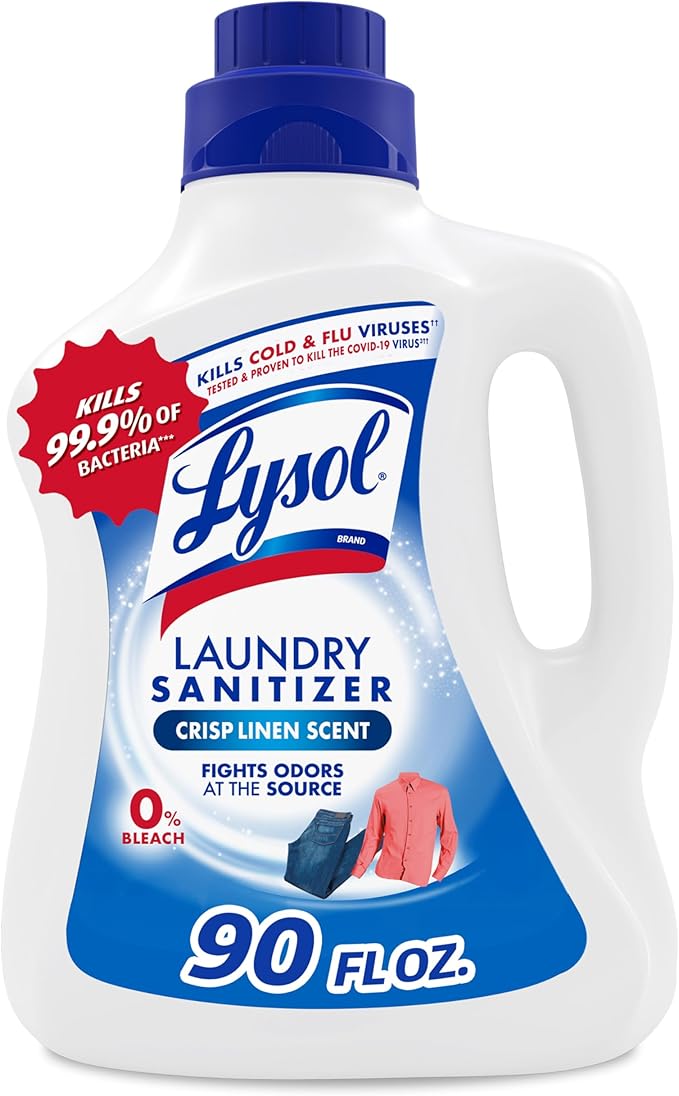 Lysol Laundry Sanitizer Additive Crisp Linen 90oz