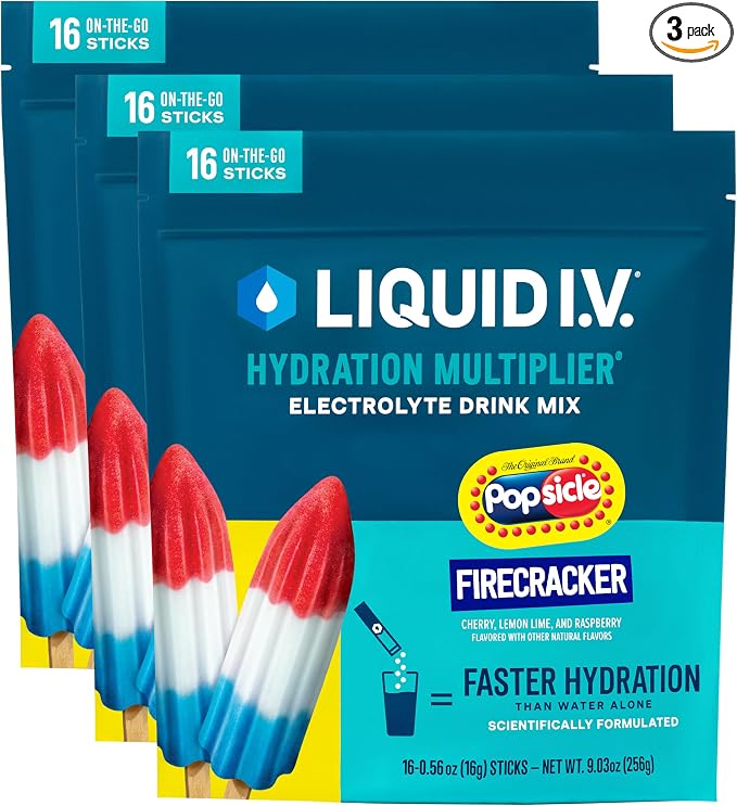 Liquid I.V. Hydration Electrolytes Firecracker 48 Count