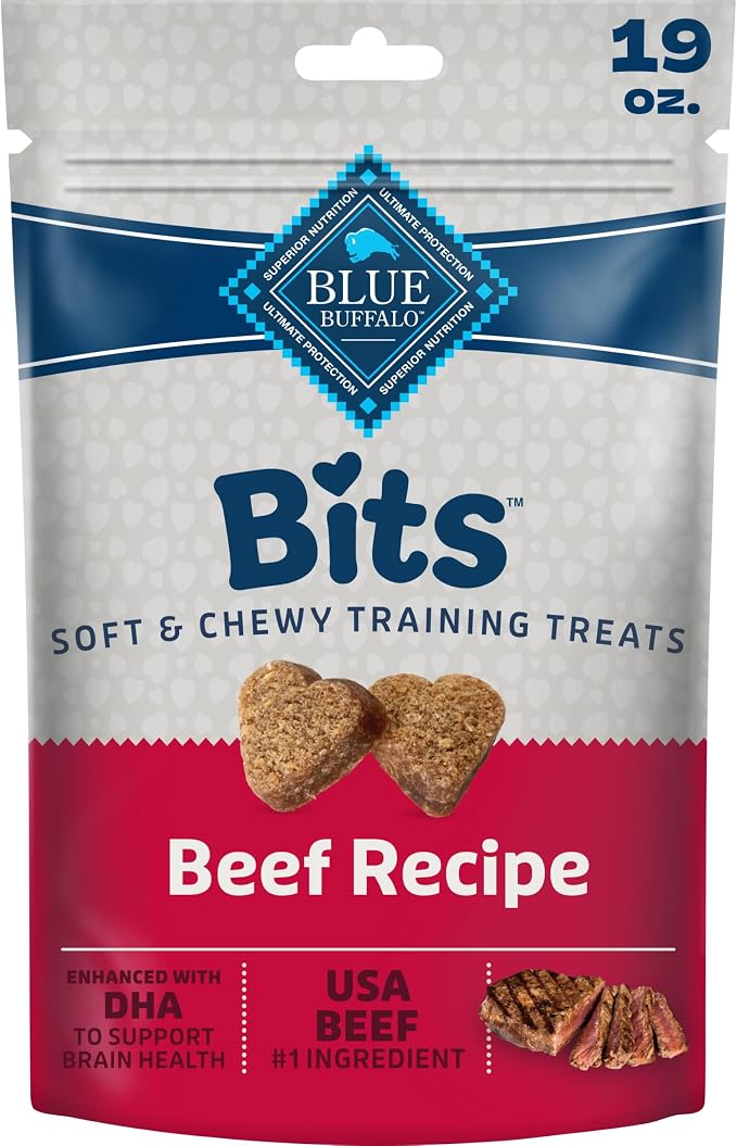 Blue Buffalo Bits Beef Soft Chewy Dog Treats 19oz