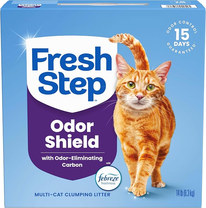 Fresh Step Odor Shield Multi Cat Litter 14lb