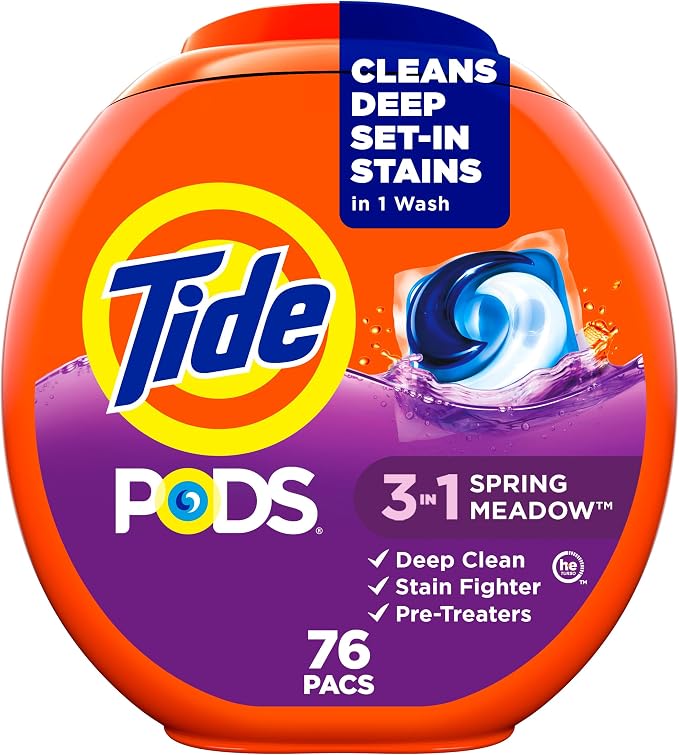 Tide PODS Laundry Detergent Spring Meadow 76 Count