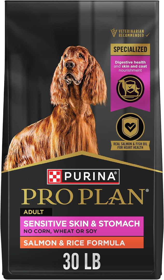 Purina Pro Plan Sensitive Skin Stomach Salmon Rice Dog Food 30lb