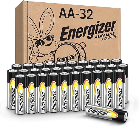 Energizer AA Batteries Alkaline Power 32 Count
