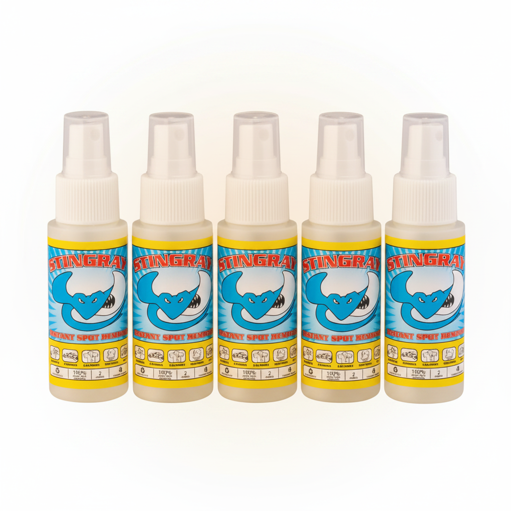 Stingray Instant Spot Remover – Travel Size 2oz (5-Pack)