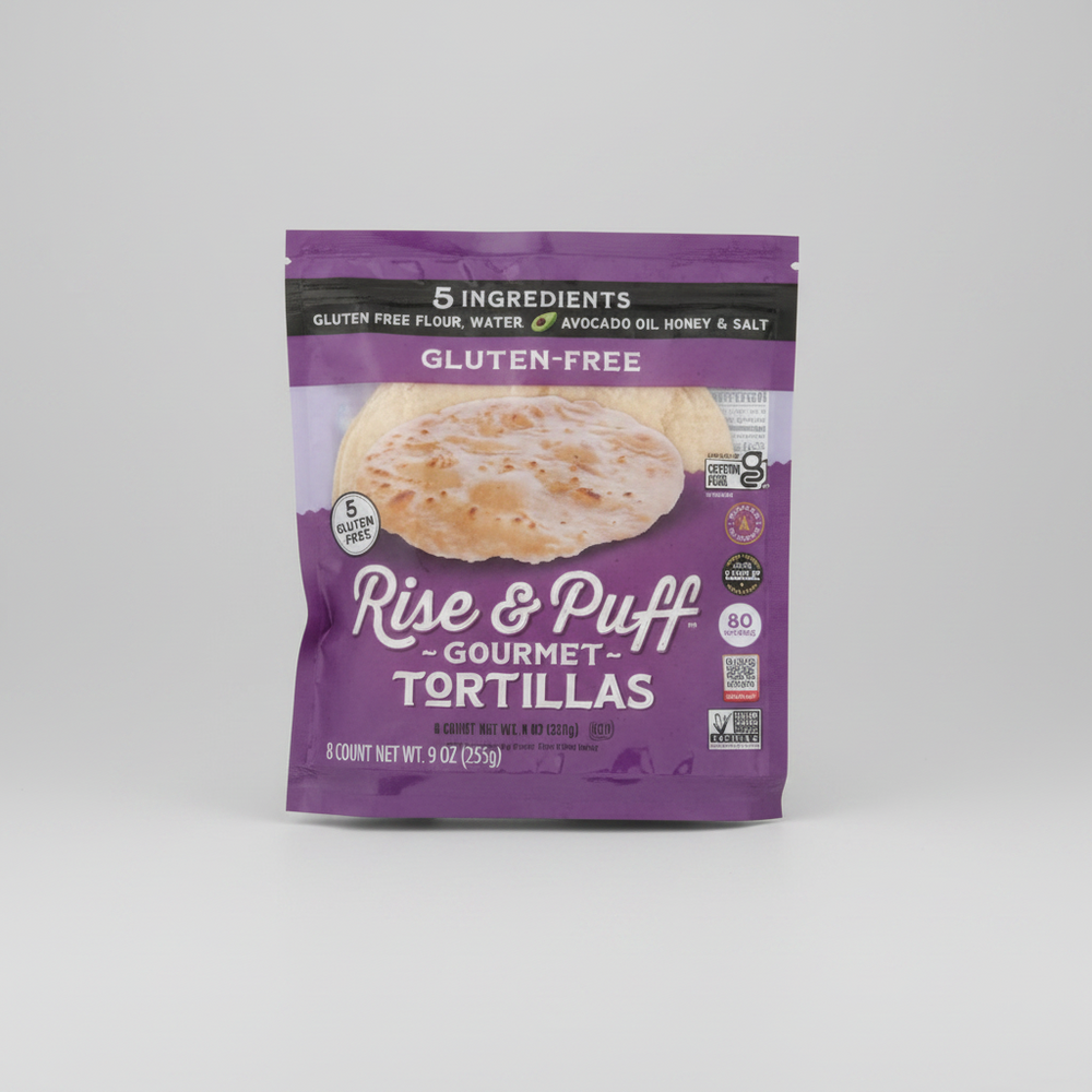 Rise & Puff Gourmet Gluten Free Tortillas