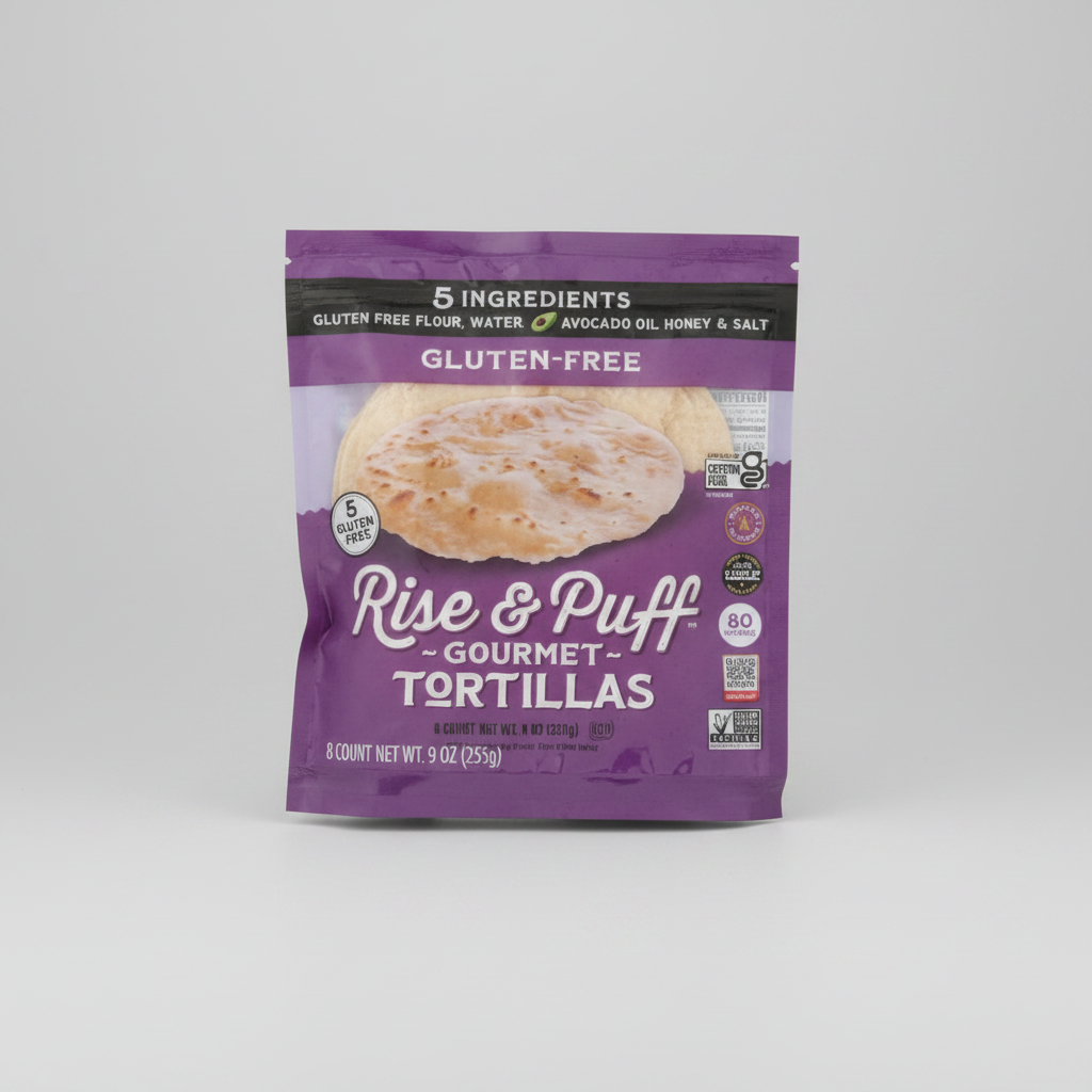 Rise & Puff Gourmet Gluten Free Tortillas