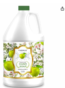 PUREMAX Foaming Hand Soap Refill 1 Gallon Honeysuckle