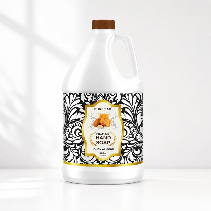 PUREMAX Foaming Hand Soap Refill, Honey Almond Scent, 1 Gallon (3.78 L)