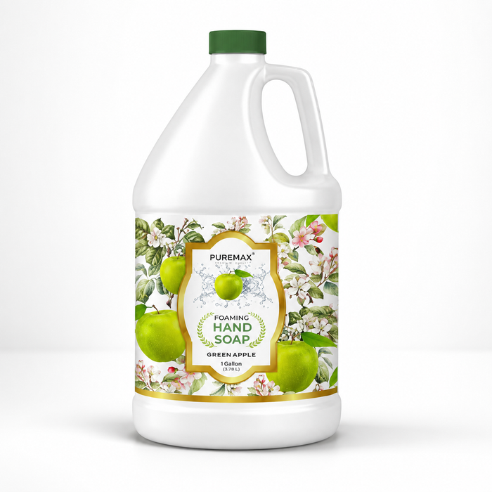 PUREMAX Foaming Hand Soap Refill 1 Gallon (128 Fl Oz), Honeysuckle Scent, Rich & Creamy Foam, For Foaming Dispensers Only, Bulk Size, Made in USA