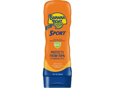 Banana Boat Sport Ultra Sunscreen Lotion SPF 30, Travel Size 3oz Twin Pack, Sweat & Water Resistant Sunblock for Active Lifestyle(Pack of 2)