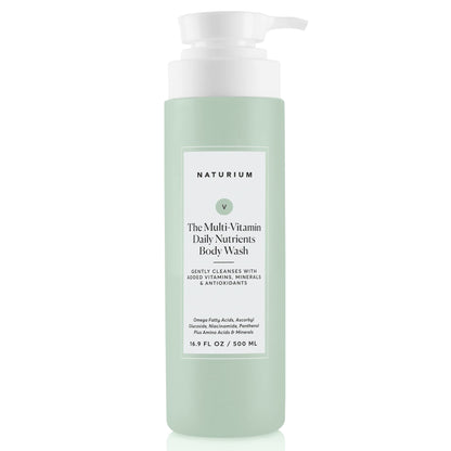 Naturium The Multi-Vitamin Daily Nutrients Body Wash, Hydrating Cleanser, 16.9 oz