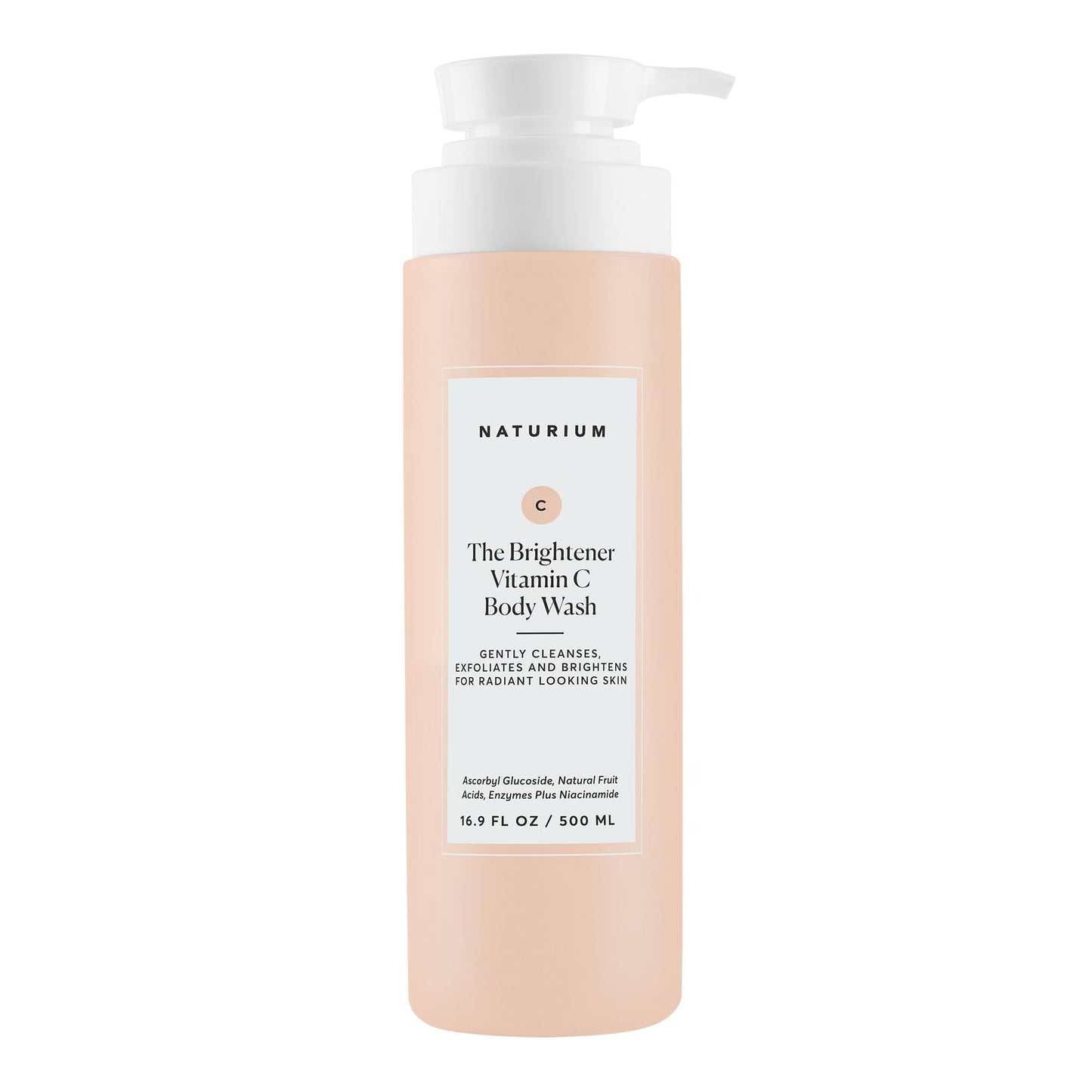 Naturium The Multi-Vitamin Daily Nutrients Body Wash, Hydrating Cleanser, 16.9 oz