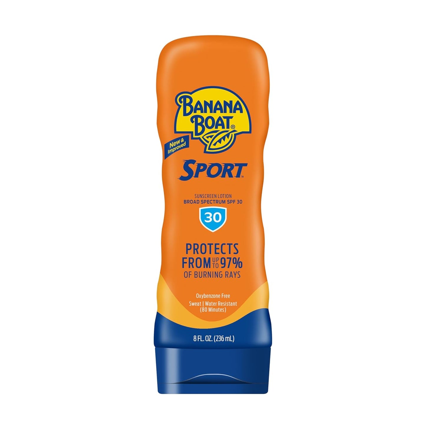 Banana Boat Sport Ultra Sunscreen Lotion SPF 30, Travel Size 3oz Twin Pack, Sweat & Water Resistant Sunblock for Active Lifestyle(Pack of 2)