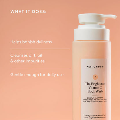 Naturium The Multi-Vitamin Daily Nutrients Body Wash, Hydrating Cleanser, 16.9 oz