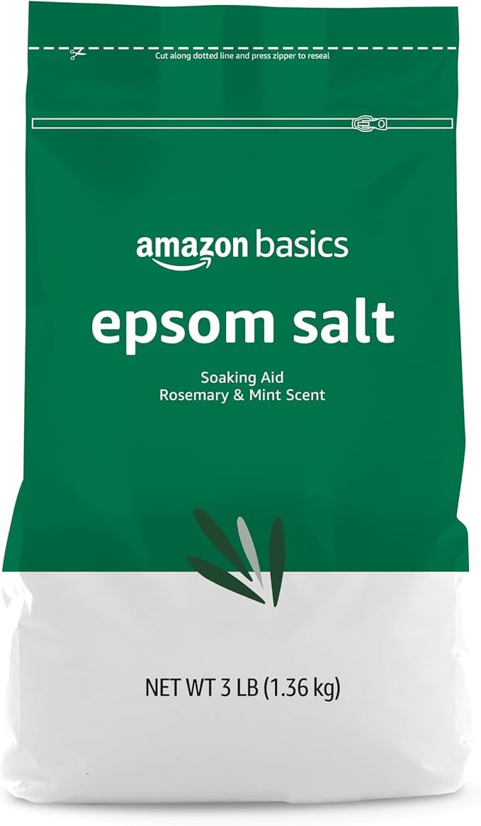 Amazon Basics Epsom Salt Rosemary Mint 3 lb