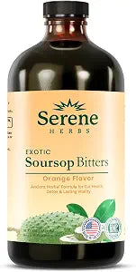 Serene Herbs Soursop Bitters Liquid Orange 16oz