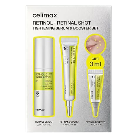 celimax Vita A Retinal Shot Tightening Booster and Retinol Serum Set