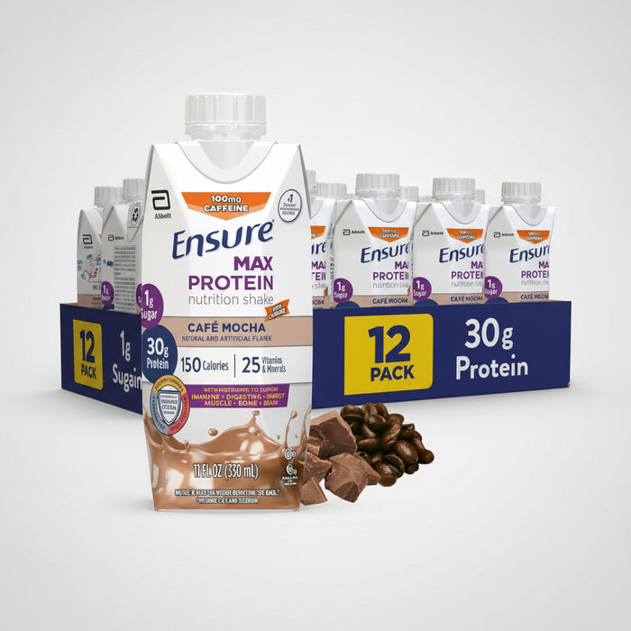 Ensure Max Protein Cafe Mocha Nutrition Shake 12 Pack