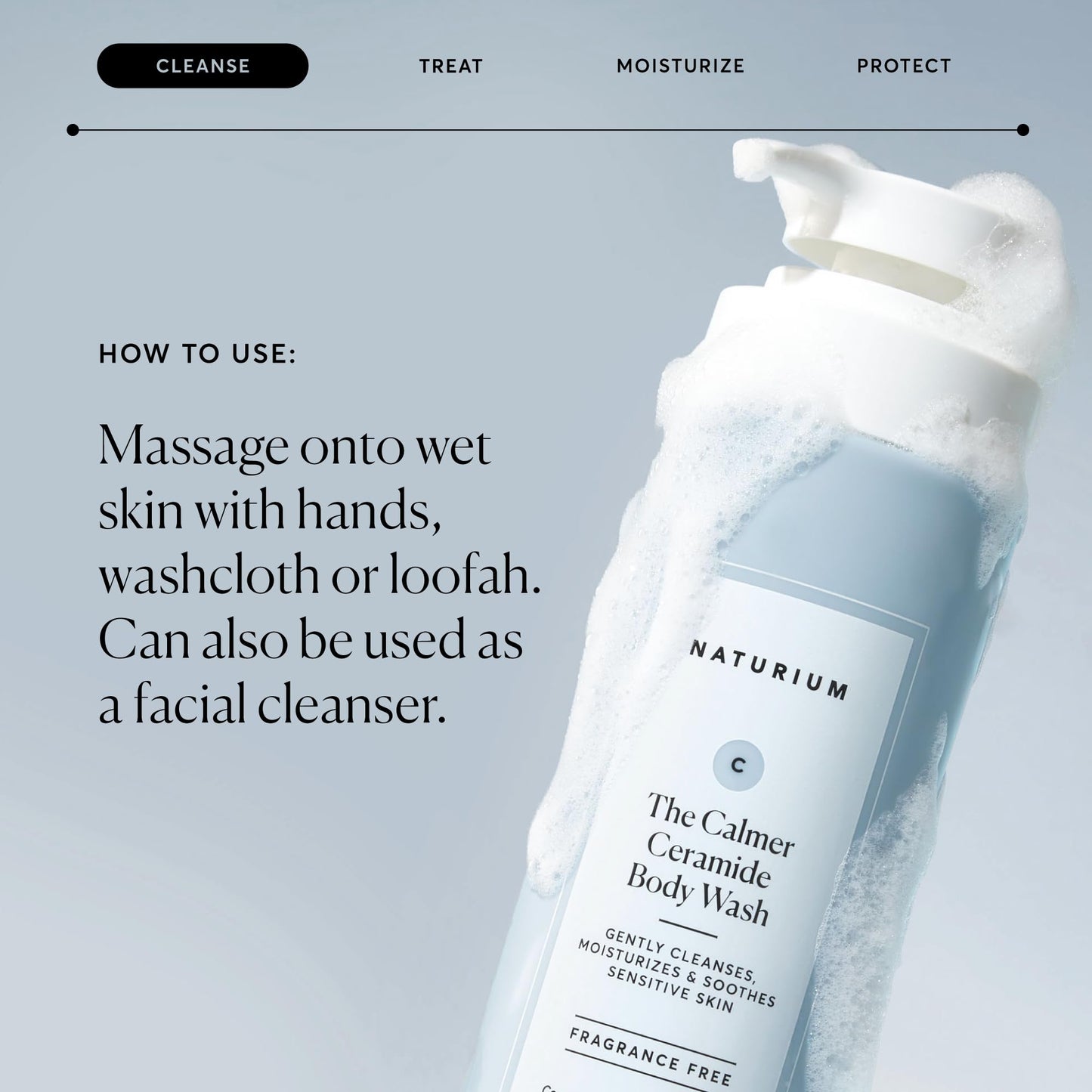 Naturium The Multi-Vitamin Daily Nutrients Body Wash, Hydrating Cleanser, 16.9 oz