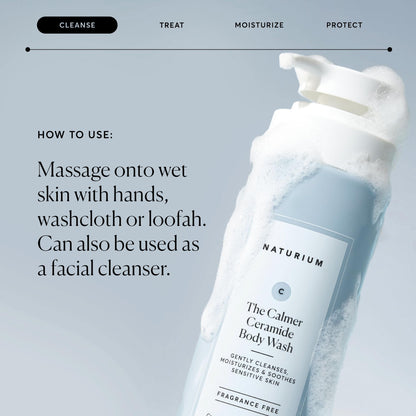 Naturium The Multi-Vitamin Daily Nutrients Body Wash, Hydrating Cleanser, 16.9 oz