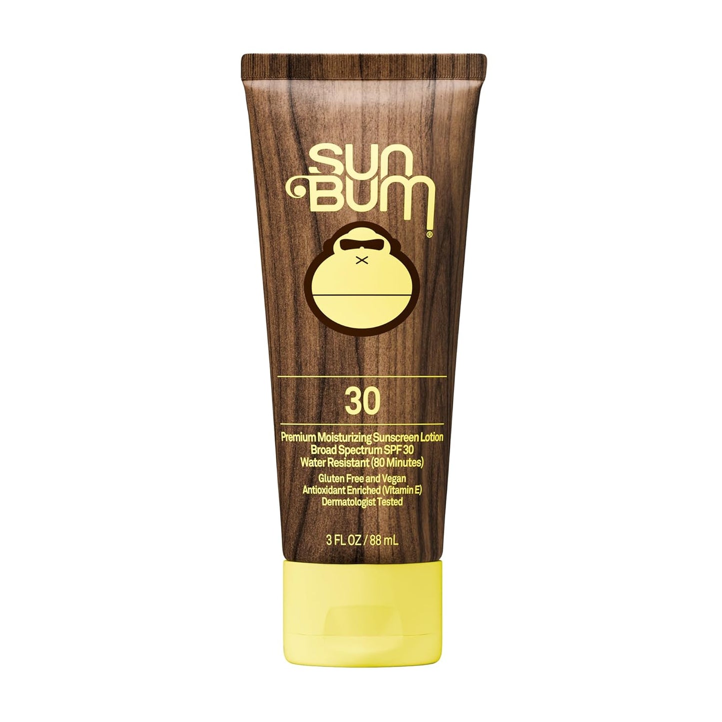 Sun Bum Original SPF 30 Face Stick Sunscreen - Water-Resistant Broad Spectrum Facial Sunscreen with Vitamin E - Hawaii 104 Act Compliant (Without Octinoxate & Oxybenzone) - Travel Friendly - 0.45 oz