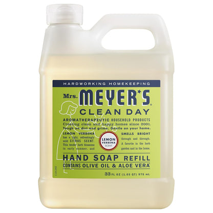 Mrs. Meyer's Clean Day, Hand Soap Refill, Lavender Scent, 33 Fl Oz