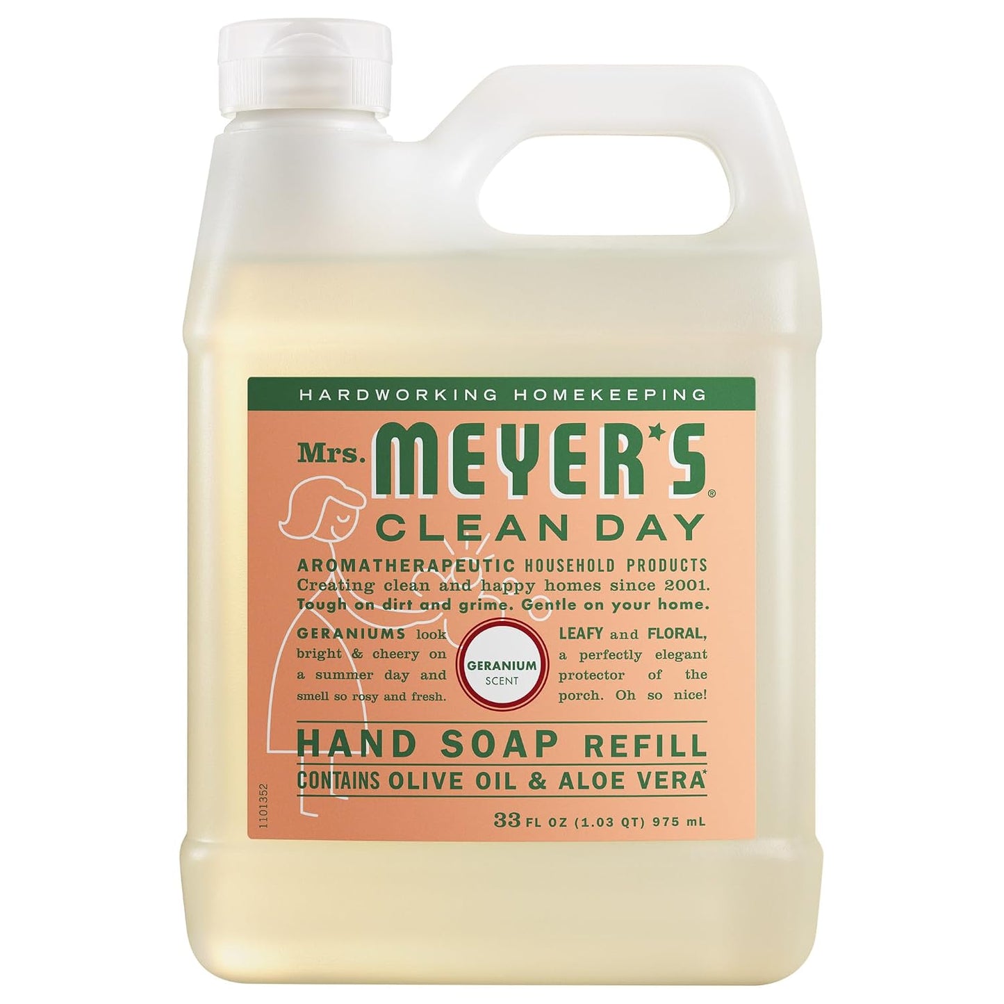 Mrs. Meyer's Clean Day, Hand Soap Refill, Lavender Scent, 33 Fl Oz