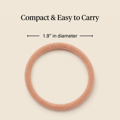 Kitsch Nylon Hair Ties No Damage - Stretchable Hair Bands for Strong All-Day Hold, Ponytail Holders | Hair Accessories for Girls - Black, 12 Pcs