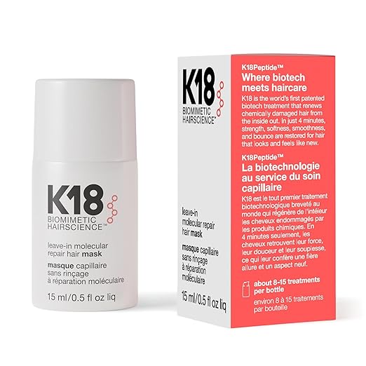 K18 Leave-In Molecular Repair Hair Mask 0.5oz