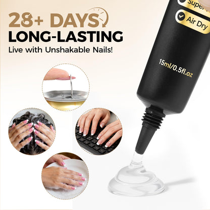 UNA GELLA Short Almond Nail Tips: 504PCS Short Fake Nails Soft Press On Gel Nail Tips Pre Shaped Almond Shape Home Nail Extension Full Cover, 12 Sizes Acrylic Gelly Tips