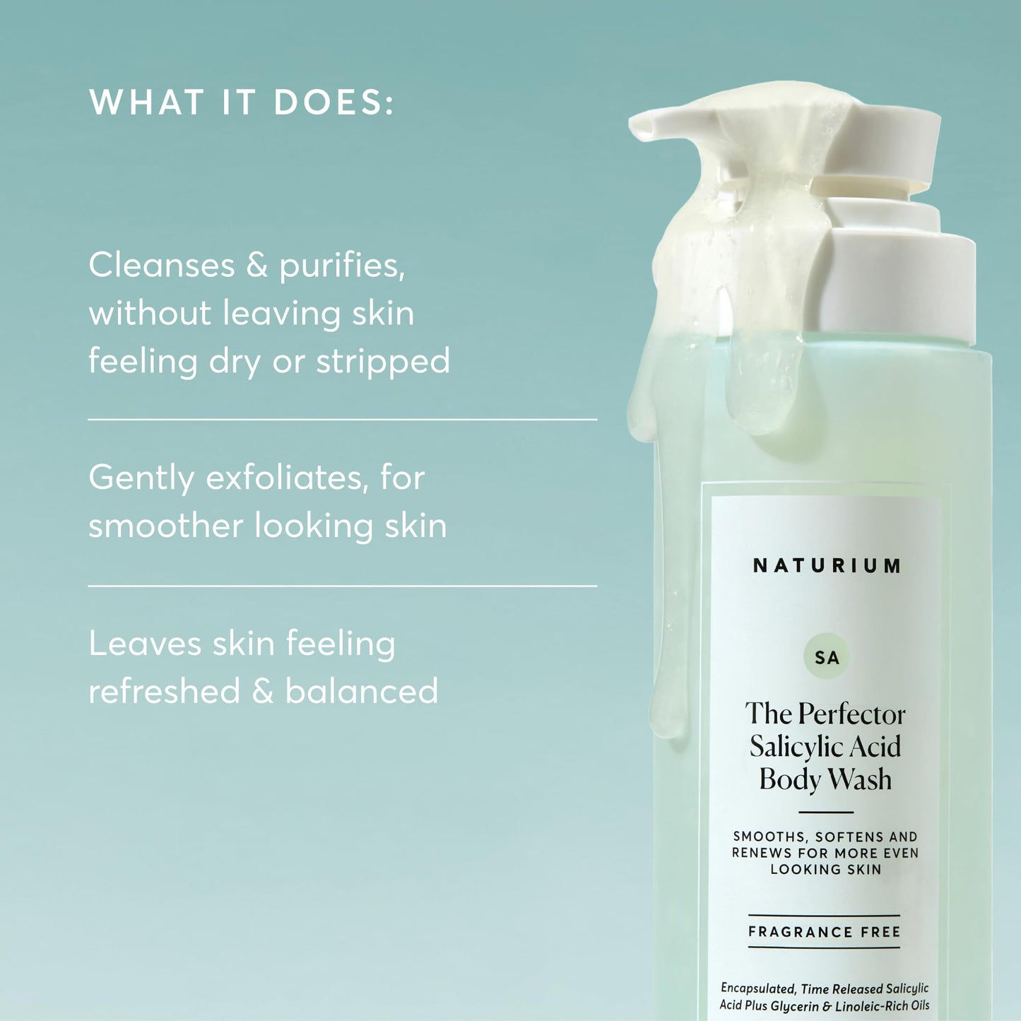 Naturium The Multi-Vitamin Daily Nutrients Body Wash, Hydrating Cleanser, 16.9 oz