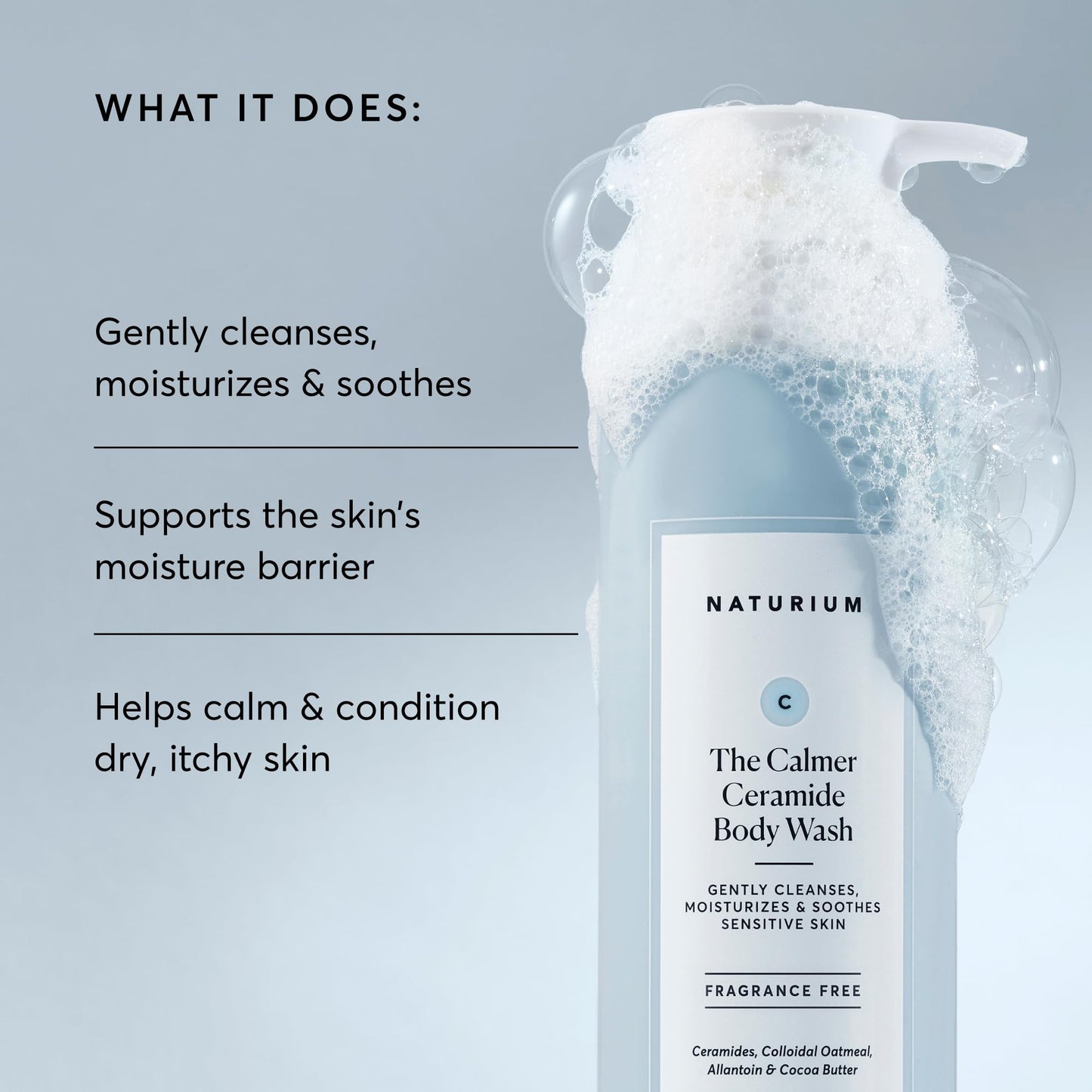 Naturium The Multi-Vitamin Daily Nutrients Body Wash, Hydrating Cleanser, 16.9 oz