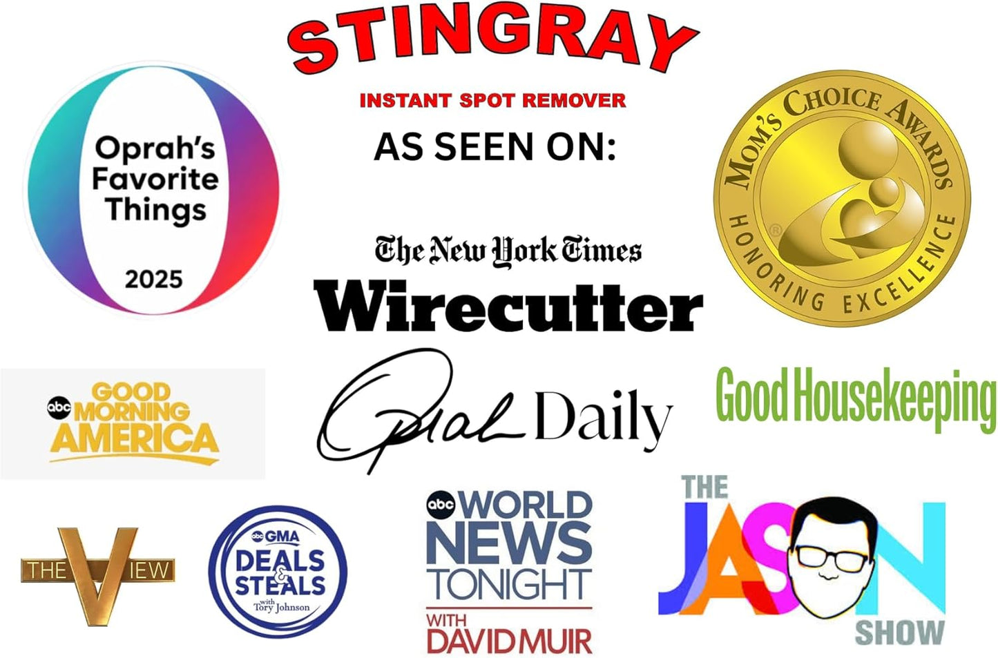 Stingray Spot Remover 32 Fl oz | Advanced, Eco-Friendly Multi Surface Stain Removal | 1-Pack