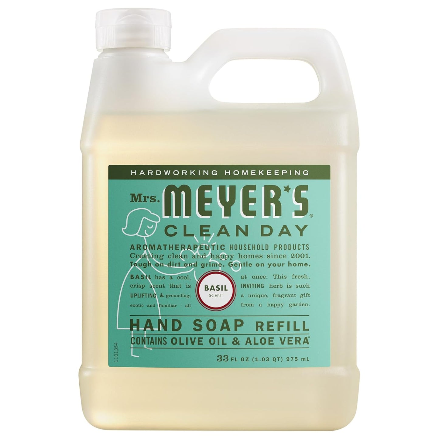 Mrs. Meyer's Clean Day, Hand Soap Refill, Lavender Scent, 33 Fl Oz