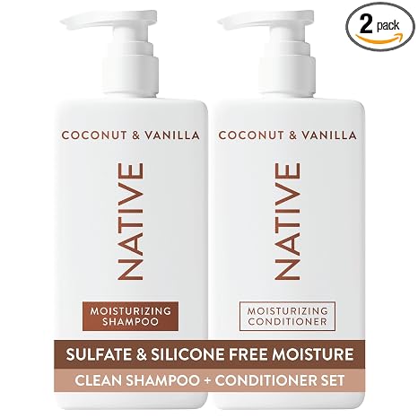 Native Coconut Vanilla Shampoo Conditioner 2-Pack