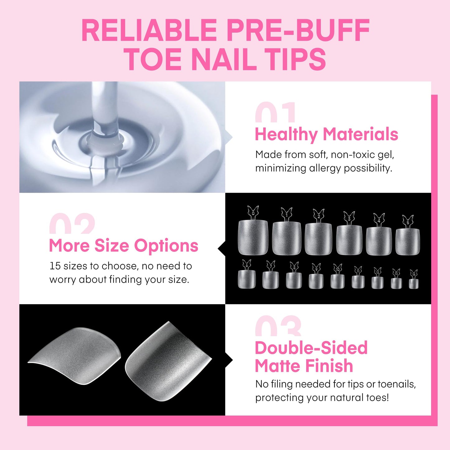 UNA GELLA Short Almond Nail Tips: 504PCS Short Fake Nails Soft Press On Gel Nail Tips Pre Shaped Almond Shape Home Nail Extension Full Cover, 12 Sizes Acrylic Gelly Tips