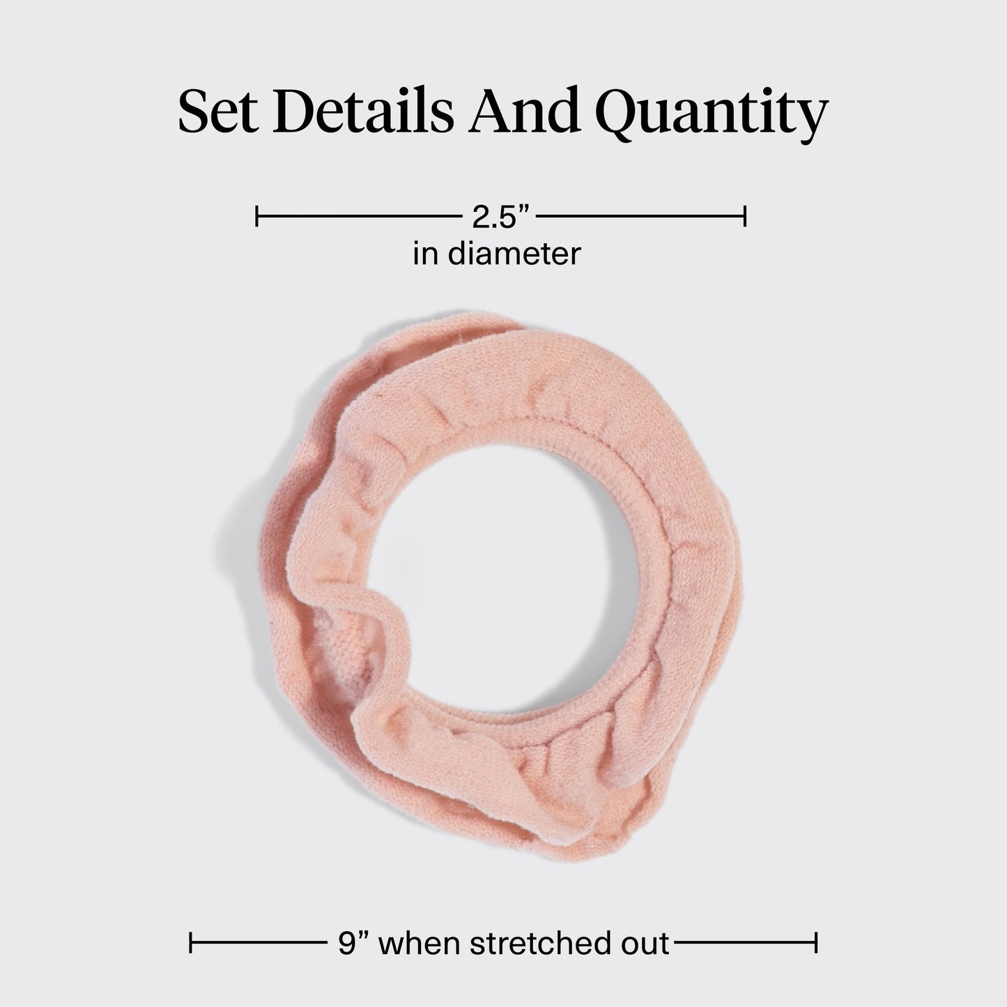 Kitsch Nylon Hair Ties No Damage - Stretchable Hair Bands for Strong All-Day Hold, Ponytail Holders | Hair Accessories for Girls - Black, 12 Pcs
