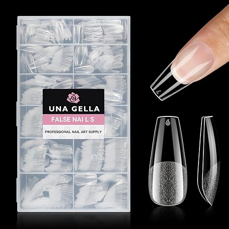 UNA GELLA Coffin Nail Tips 504pcs