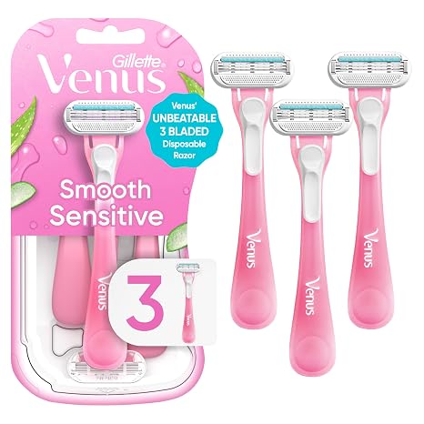 Gillette Venus Sensitive Disposable Razors 3 Pack