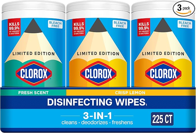 Clorox Disinfecting Wipes Variety Pack 75 Count 3 Pack